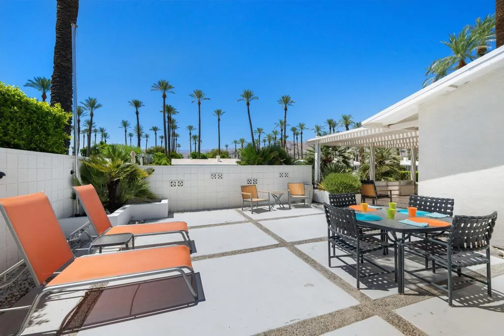 Side Patio with View