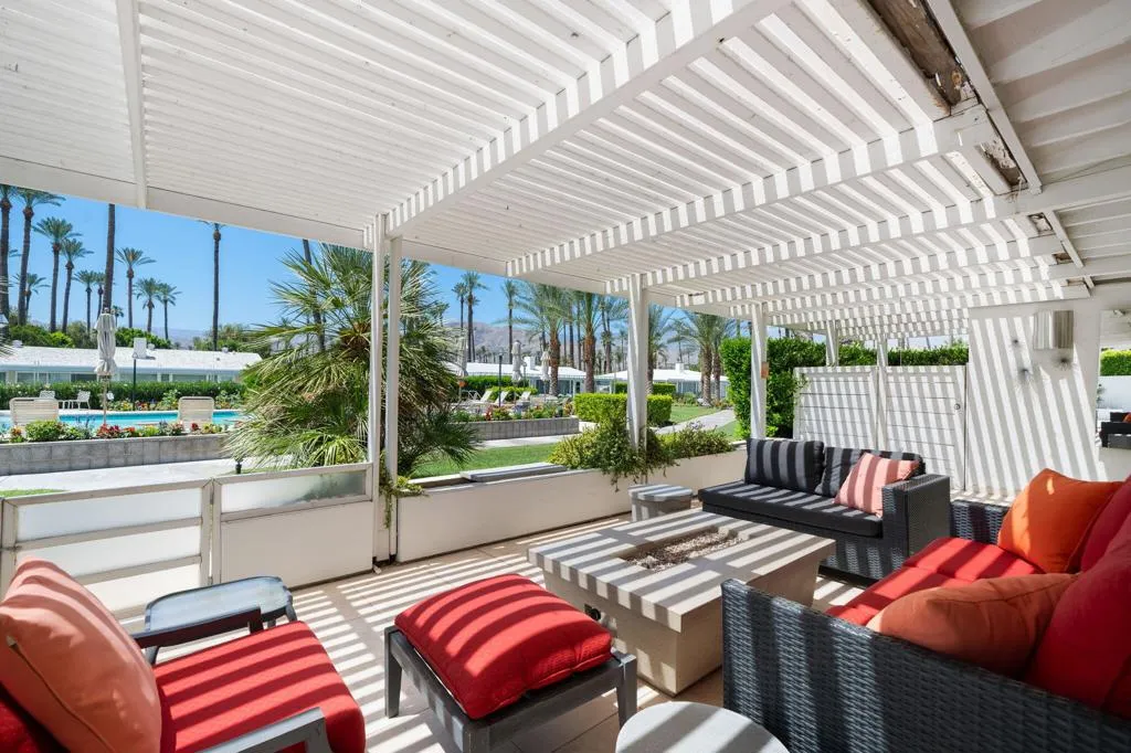Patio with View