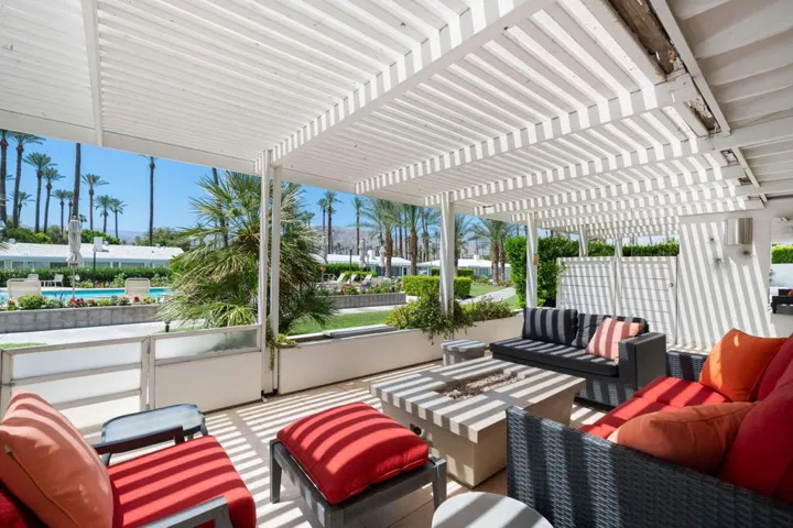 Patio with View