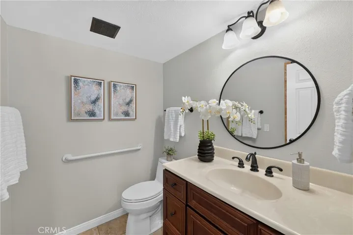 First level bathroom with walk-in shower