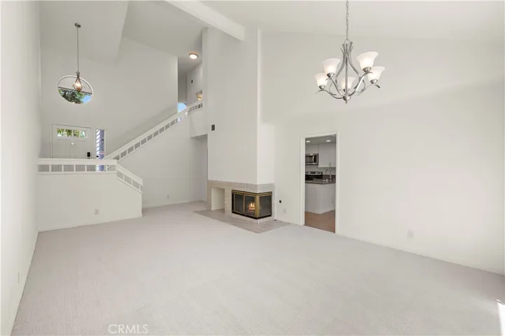 Living room and staircase