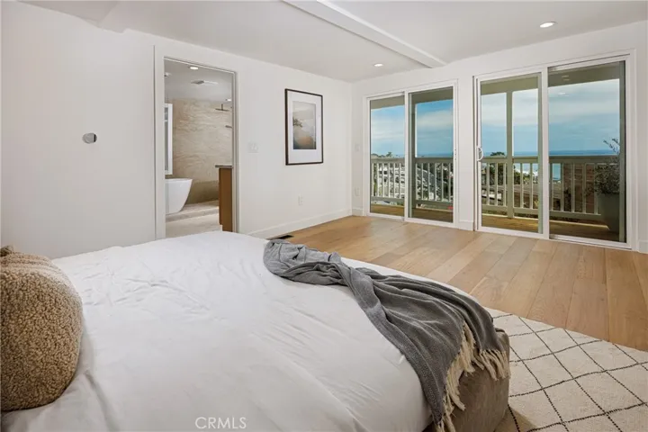 Main house: primary bedroom (lower level)