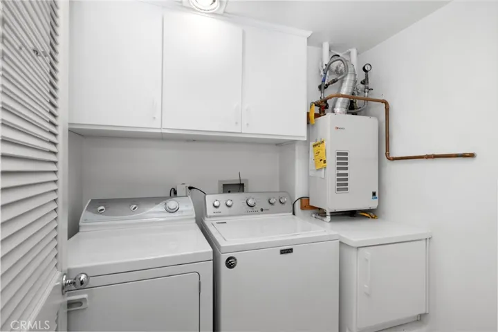 Laundry Area with Extra Storage