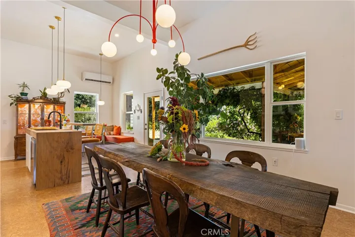 Open Dining Room with Stunning Garden Views
