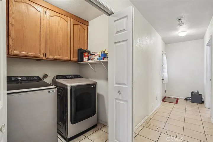 Laundry area