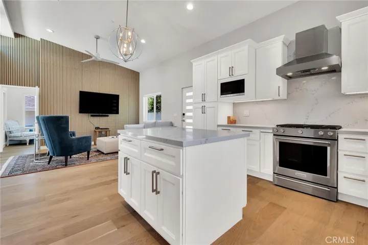 Full view of Living room and Kitchen