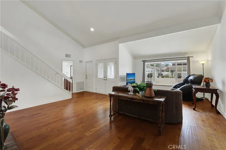 Large living/high ceilings