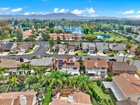 aerial-solar on roof