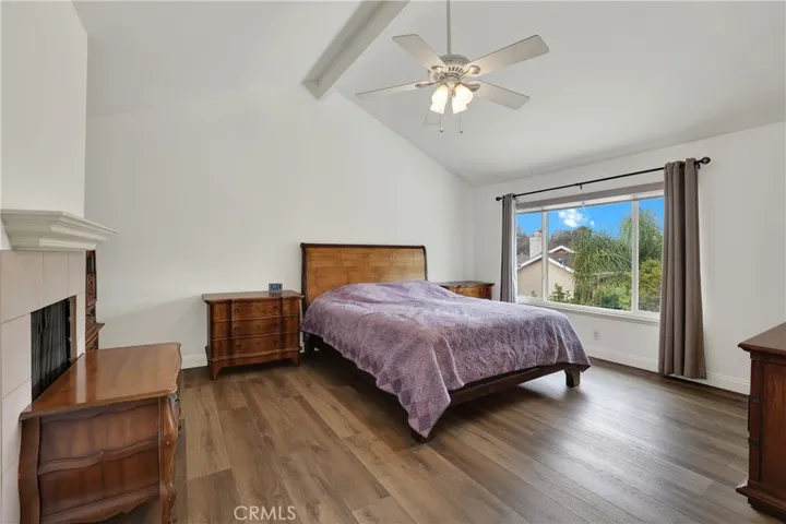 Master bedroom-fireplace