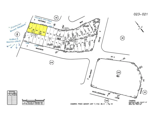 2 Apn's sold togethet, #284 on 023, +-8750sf