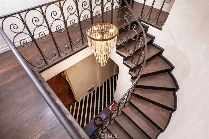 Beautiful wood stairs leading to Bedrooms