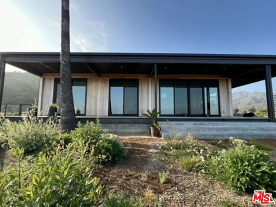 South facing the ocean