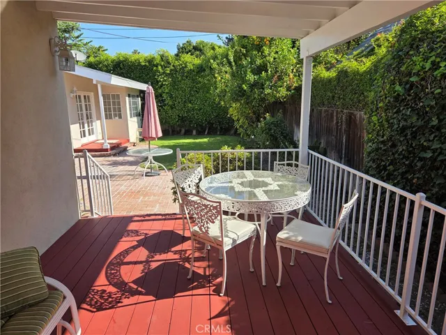 Patio view from Bedroom 2