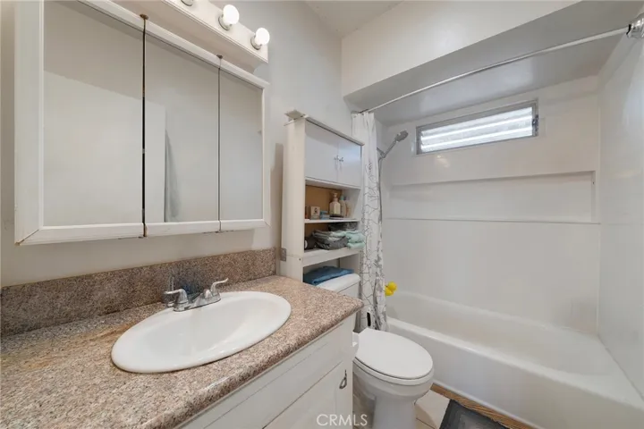 Lower level half bath.