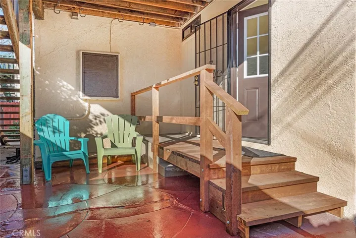 Back door & Patio area