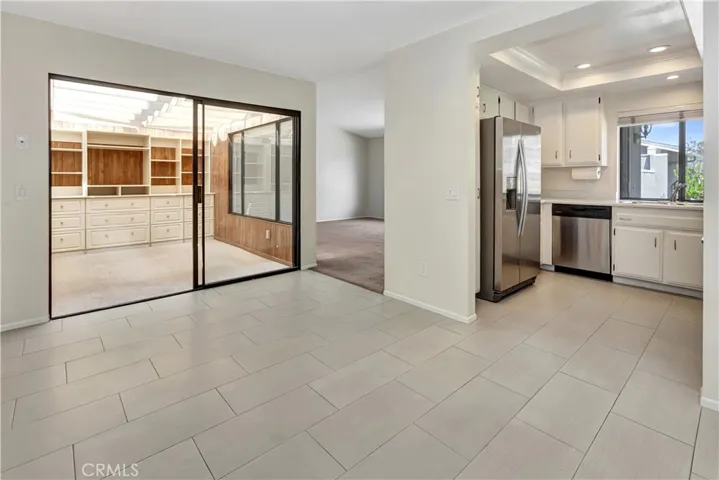 Dining, Kitchen, Atrium, and Living Room