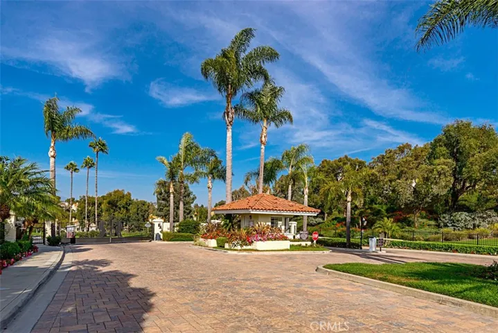 Guard gated community.