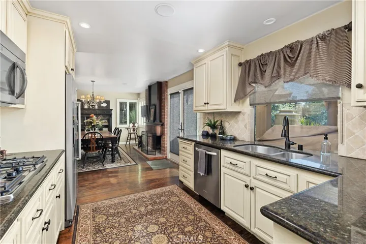 Enjoy the view to the backyard from the kitchen