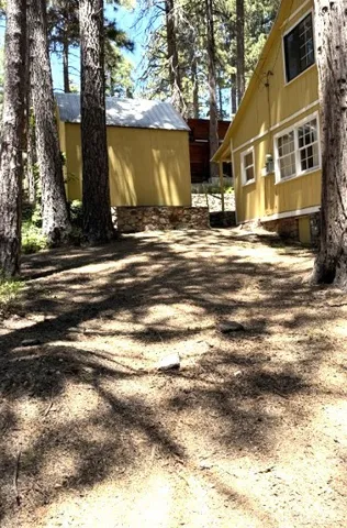 Additional parking on side of house & outdoor storage shed