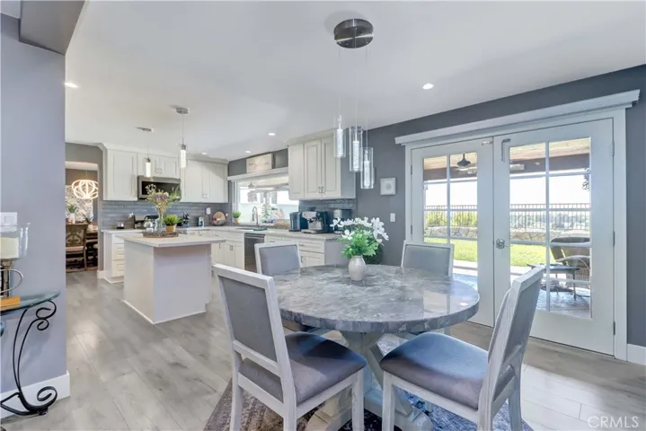 Kitchen and dining area