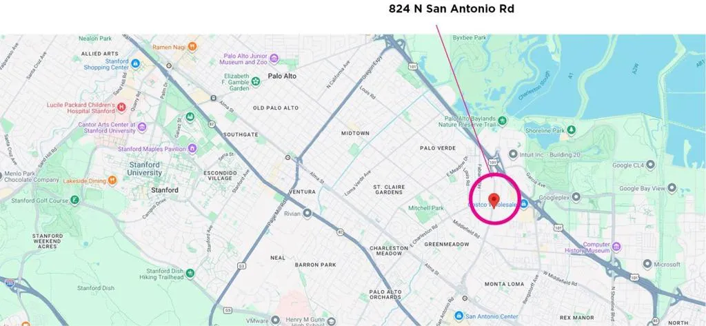 824 San Antonio Road, Palo Alto, California 94303