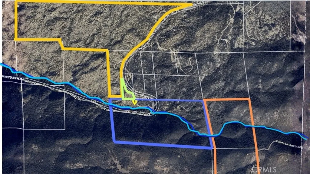 Blue outline in PIQ. Chihuahua Creek in lighter blue.
