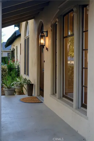 Inviting front porch