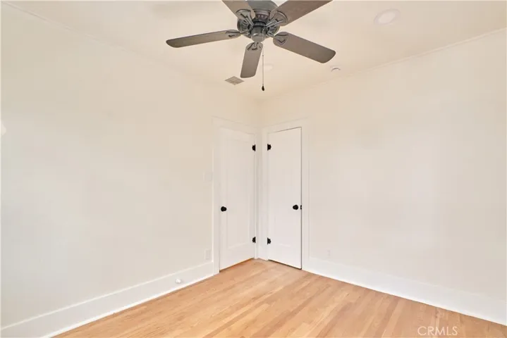 Bedroom 2 entry and closet doors