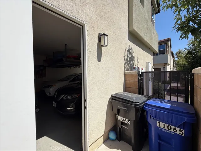 Garage entrance from Backyard