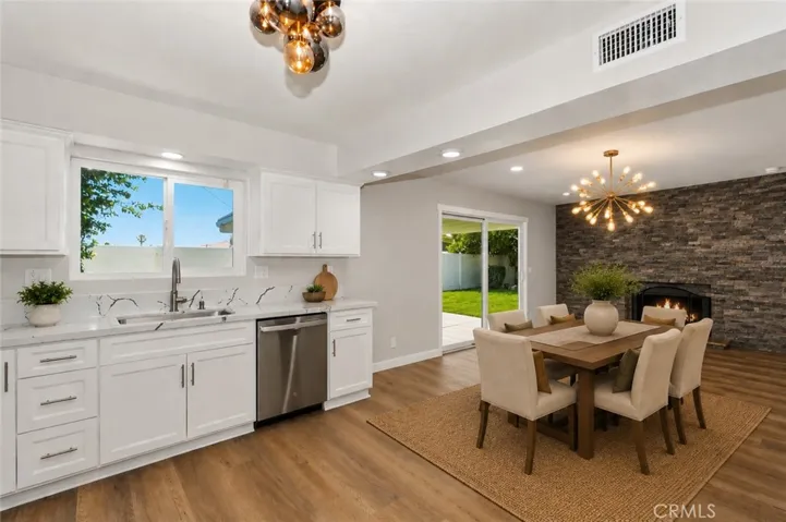 Open-concept layout seamlessly connecting the kitchen and living spaces.