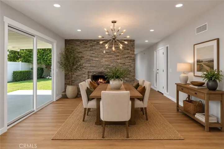 Dining area designed for everyday living and effortless entertaining.