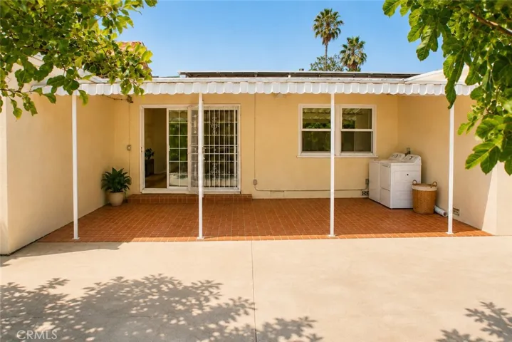 Main house back yard