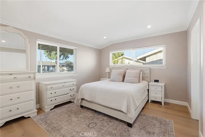 Primary bedroom with bathroom attached