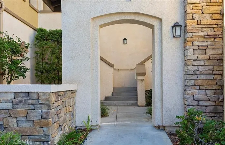 Walkway to the unit