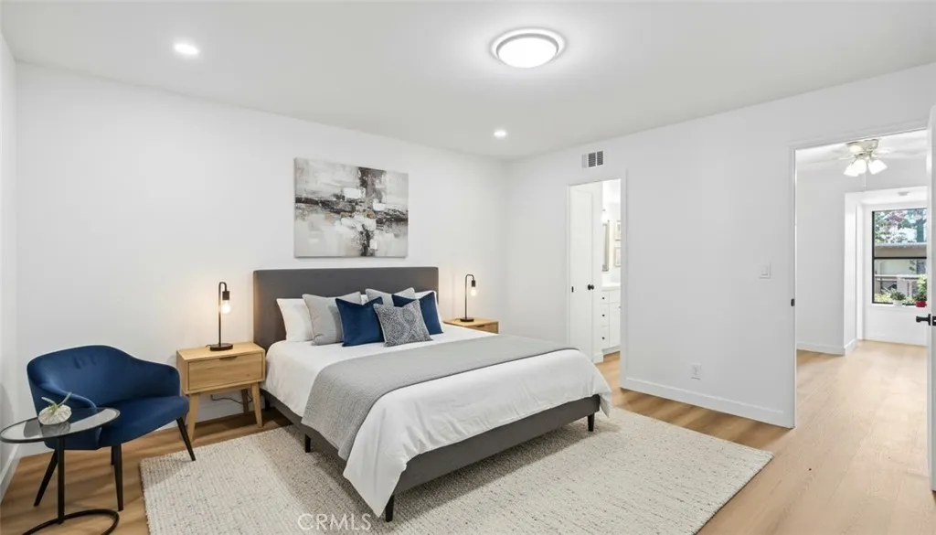 Virtually Staged--Master Bedroom
