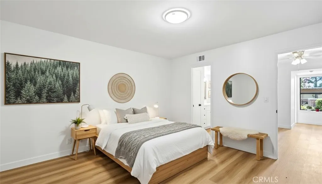 Virtually Staged--Master Bedroom