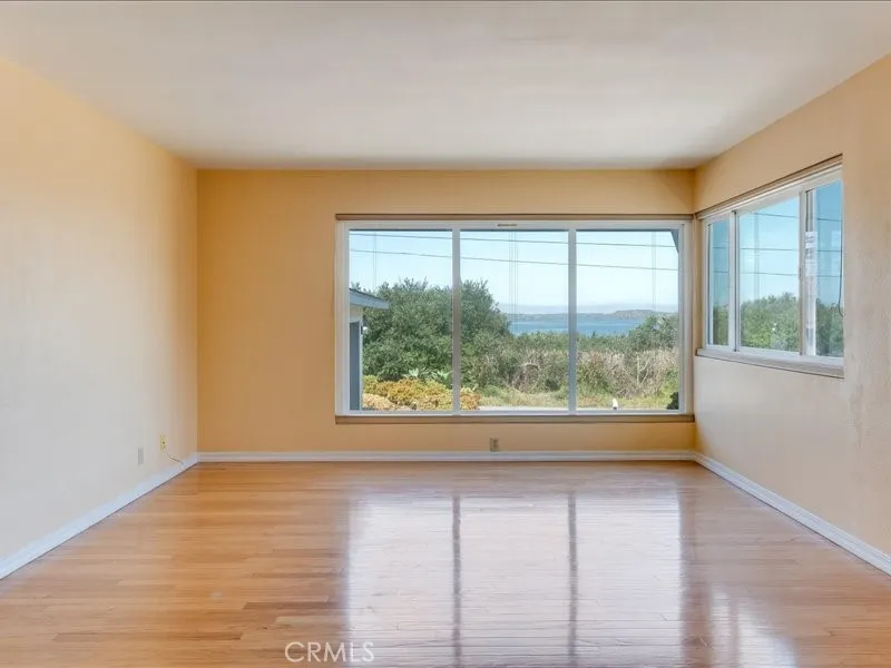 Distant shot of west facing interior window.