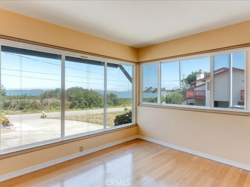 Bay views from the living room west and north facing windows.