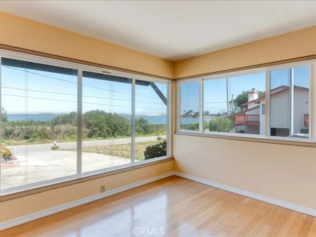 Bay views from the living room west and north facing windows.