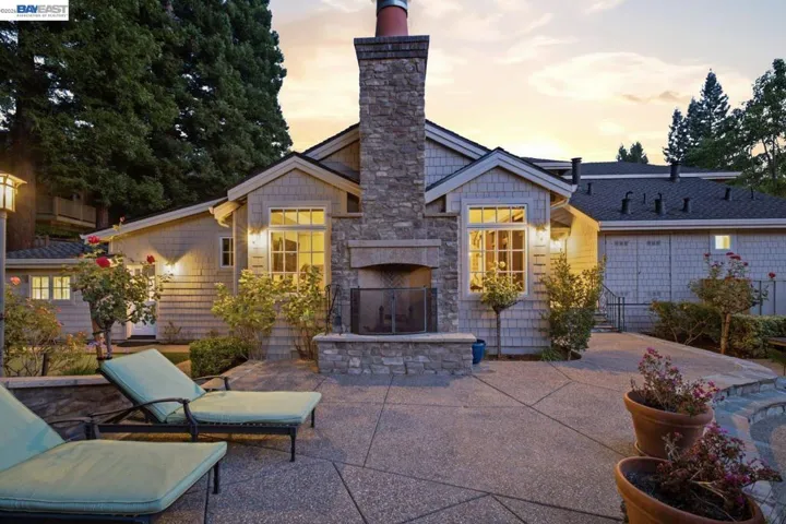 exterior fireplace