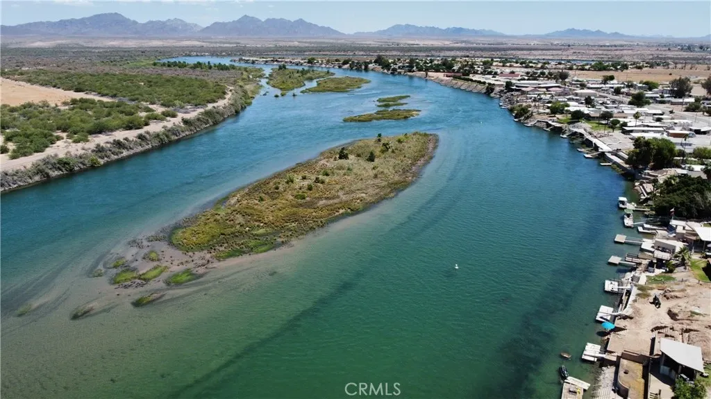 Aerial view downstream