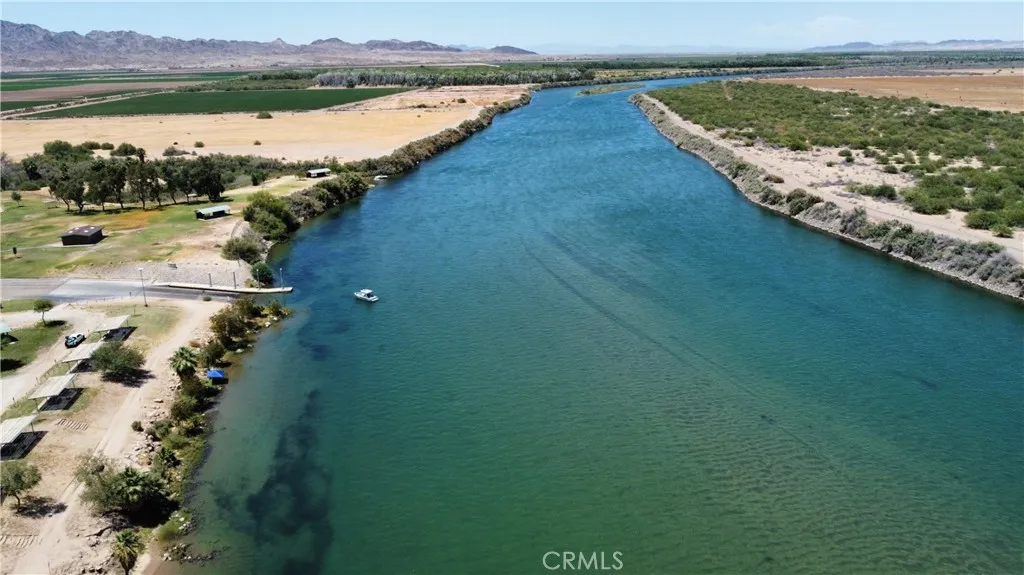 Aerial view upstream
