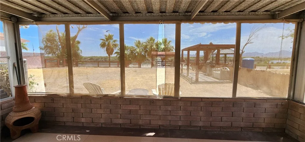 Front yard and river view from the Arizona Room