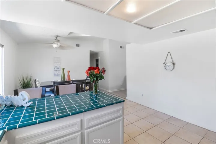 Kitchen Peninsula Looking Into Dining Room