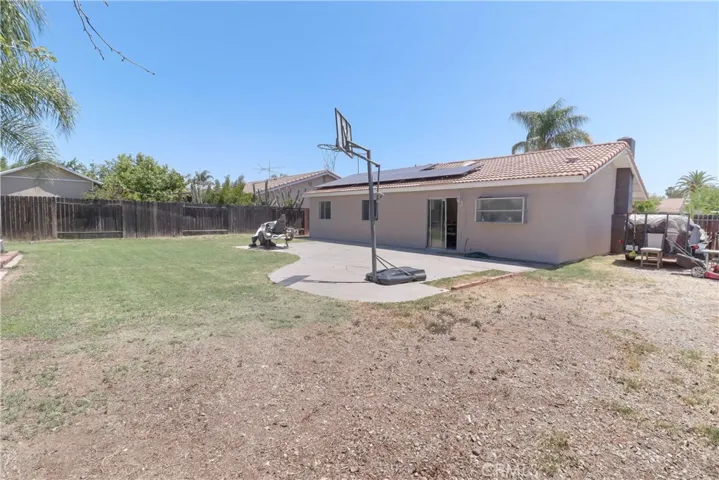 Backyard With RV Parking On The Side