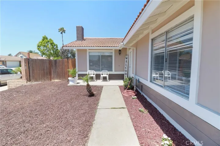 Side Of Front Of Home