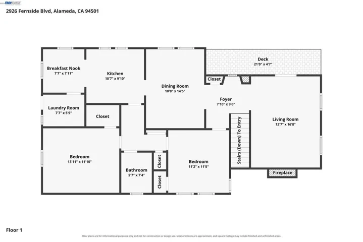 2926 2928 Fernside Blvd, Alameda, California 94501