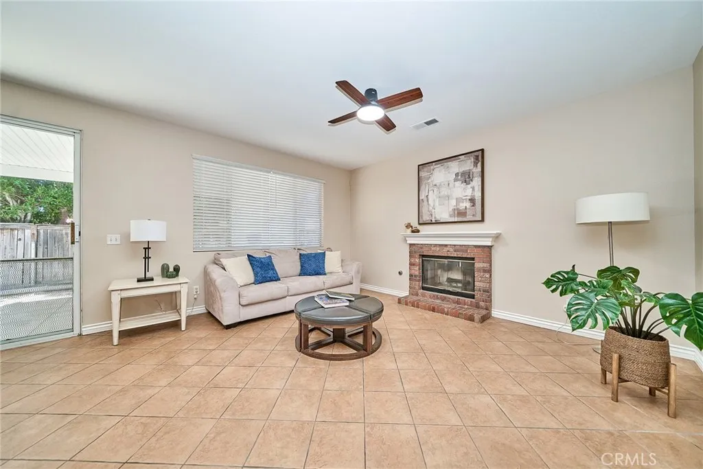 Family Room with a Fire Place