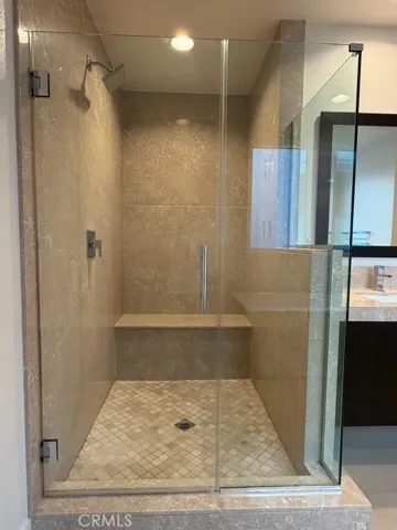 Master shower