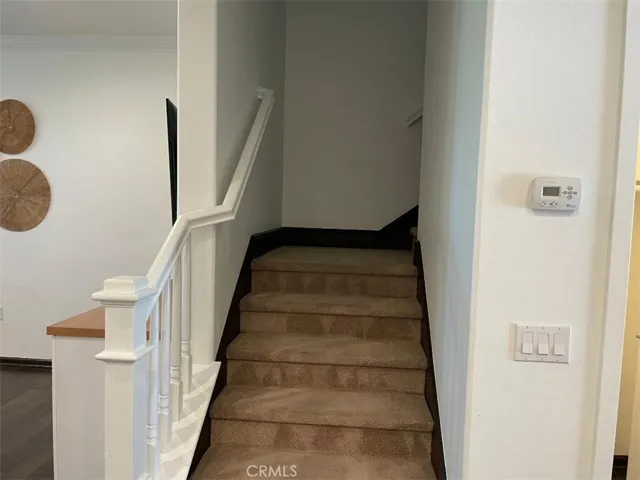 Carpet on stairs